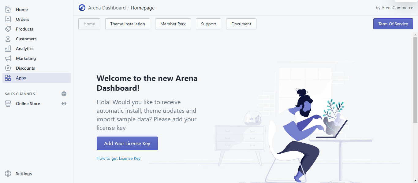 Arena Dashboard